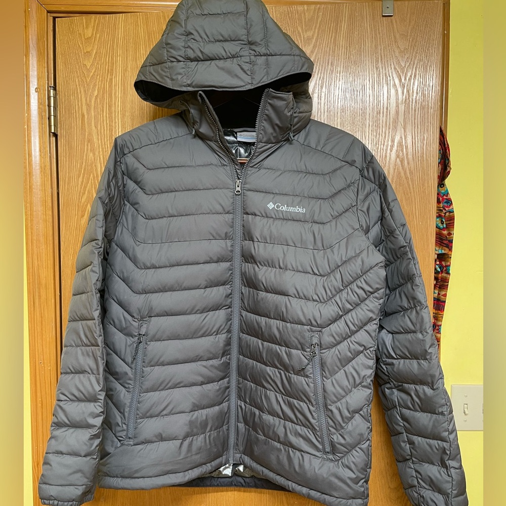 NWOT Columbia Men’s Powder Lite II Hooded Jacket Size Large